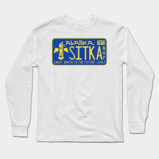 Sitka National Historical Park license plate Long Sleeve T-Shirt